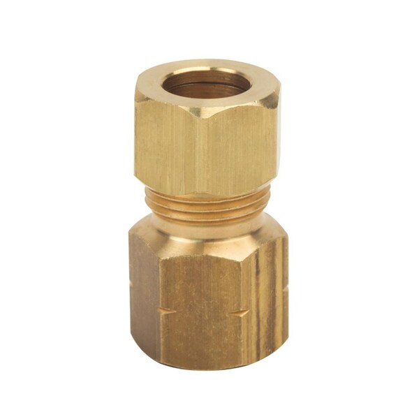 #66-C 3/8 Inch X 1/4 Inch Lead-Free Brass Compression FIP Adapt